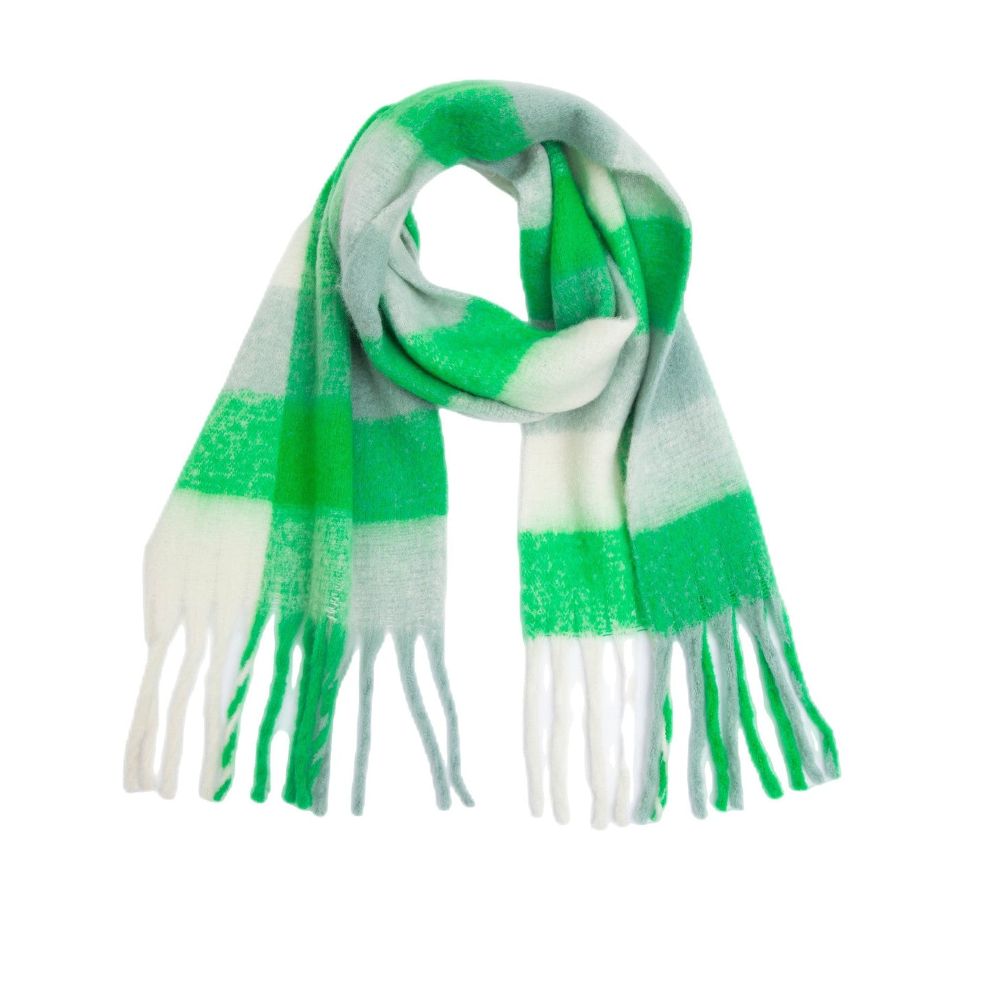 Coloful Plaid Tassel Scarves