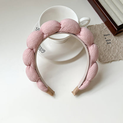 Sponge Twist Clouds Hairband