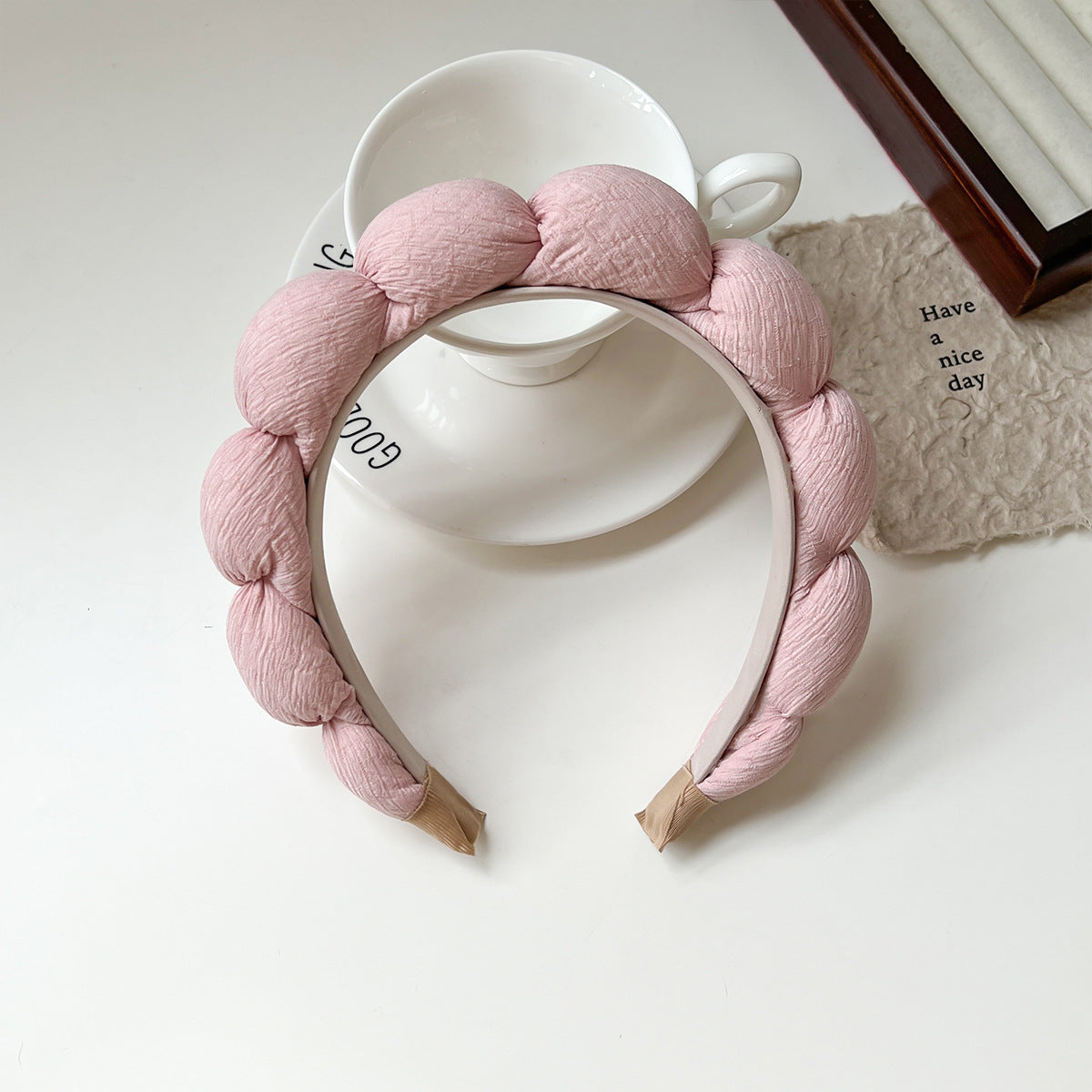 Sponge Twist Clouds Hairband
