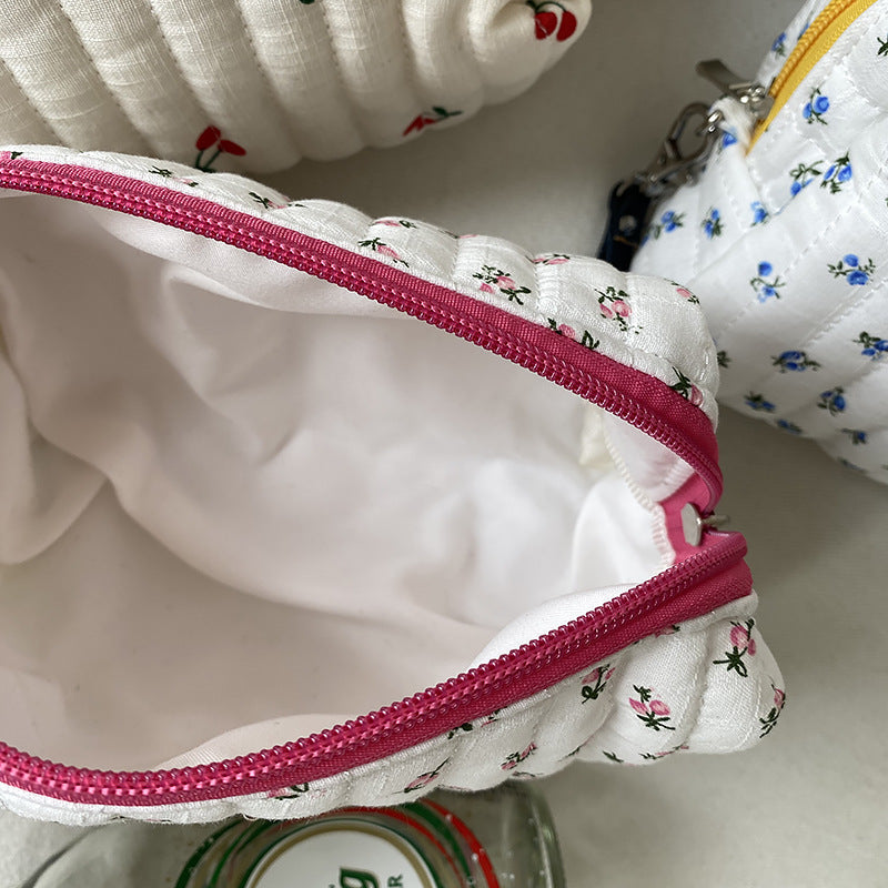 Flower Cherry Sweet Cosmetic Bag