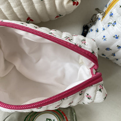 Flower Cherry Sweet Cosmetic Bag