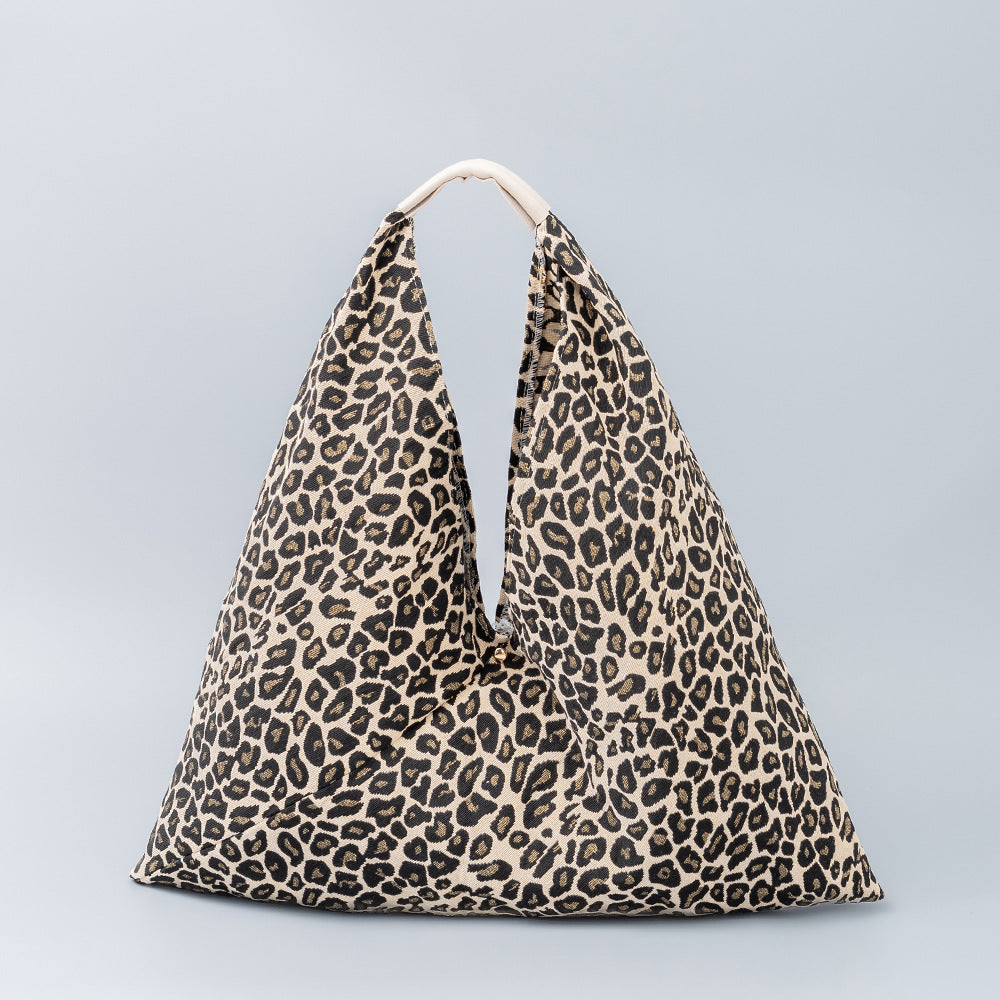 Vintage Triangle Print Shoulder Bags