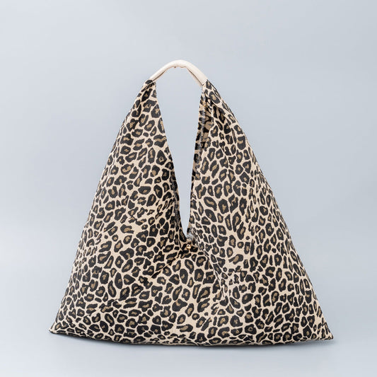 Vintage Triangle Print Shoulder Bags