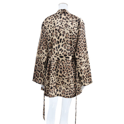 Leopard Print Loose Homewear Sets