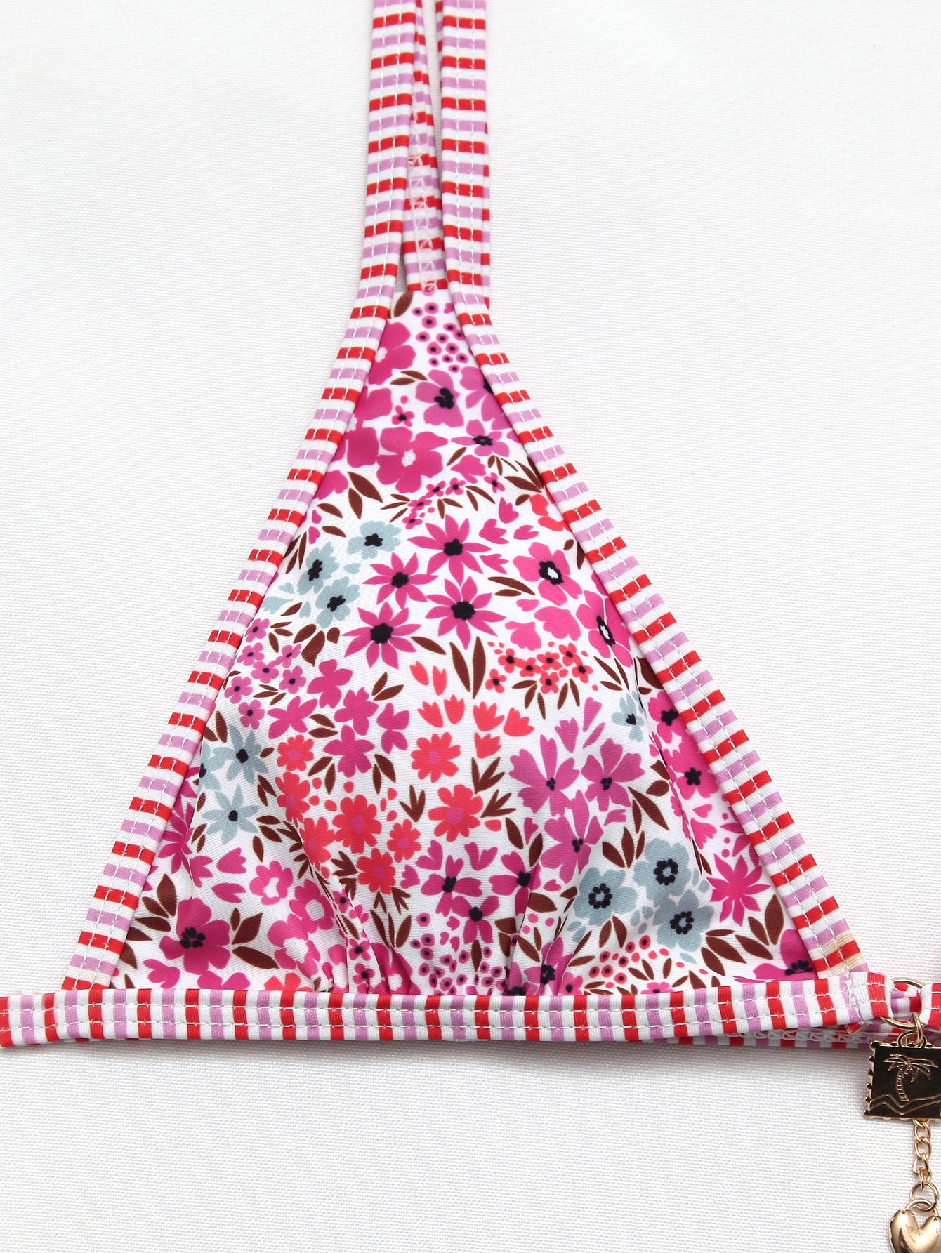 Trendy Floral Printed Bikini Swimwear