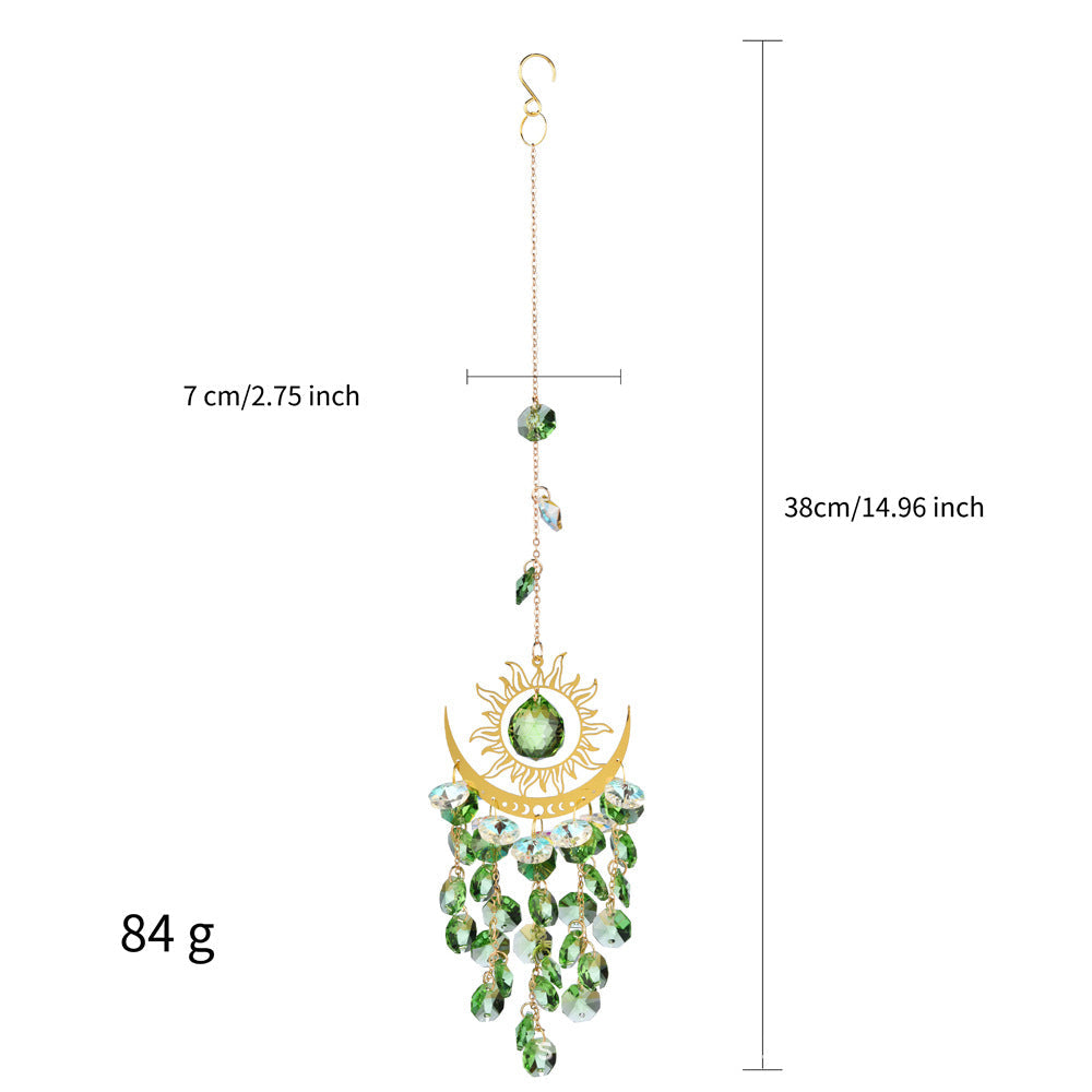 Sun Moon Colorful Crystal Hangings