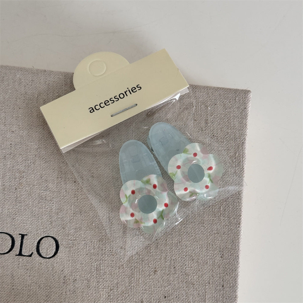 Cute Flower Rabbit Sweet Hair Clips