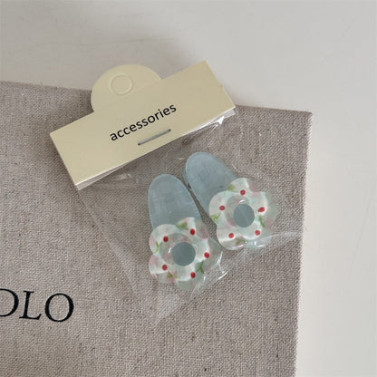 Cute Flower Rabbit Sweet Hair Clips