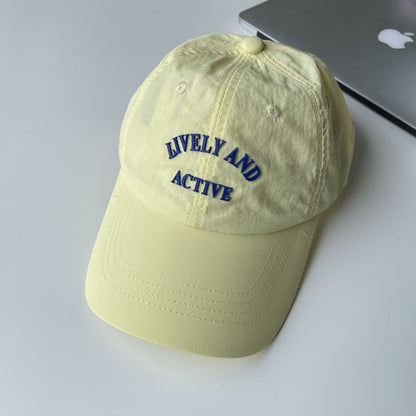 Summer Minimalist Letter Print Baseball Cap