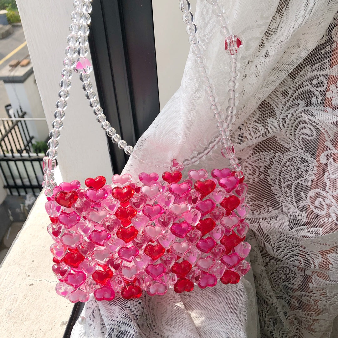 Jelly Love Beads Mini Shoulder Bag