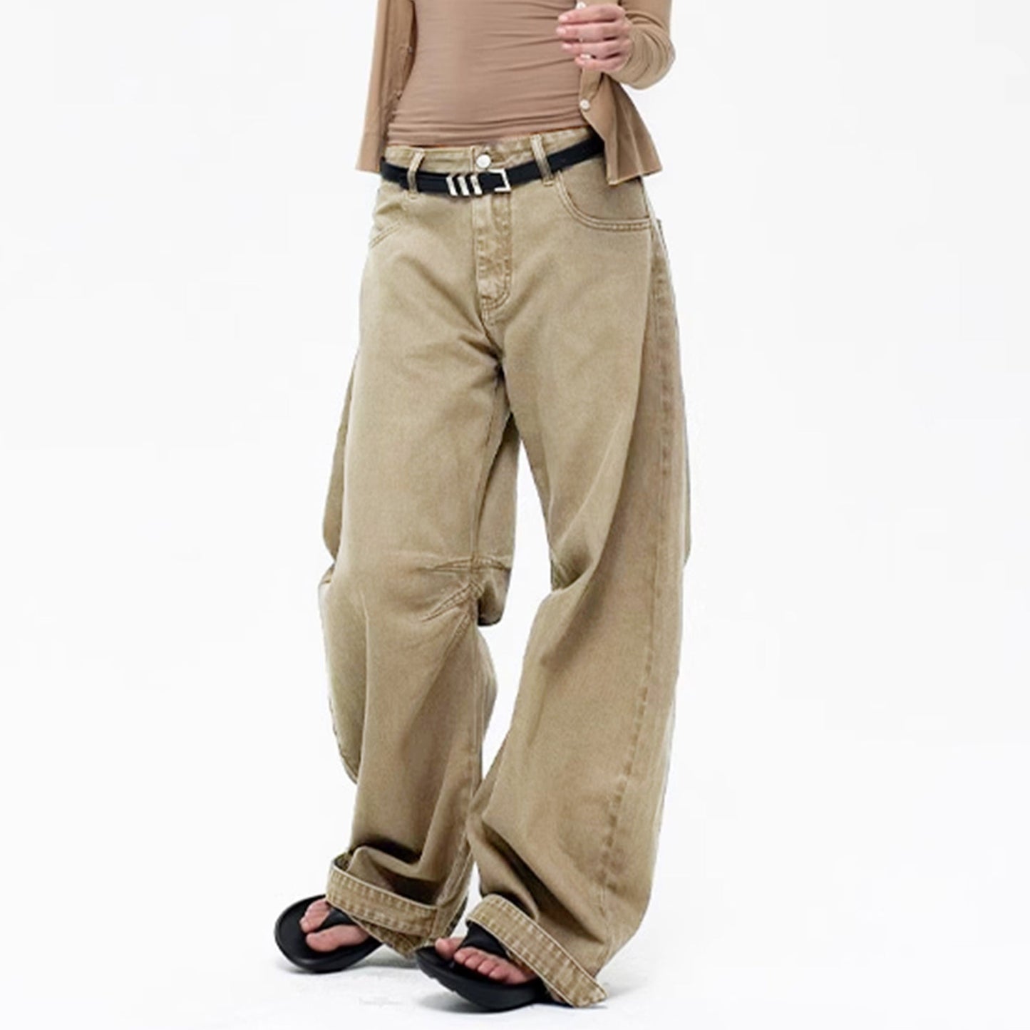 Vintage Loose Casual Washed Jeans