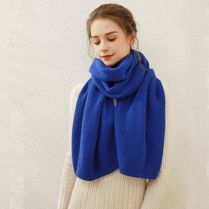 2+ Solid Color Simple Knit Scarves