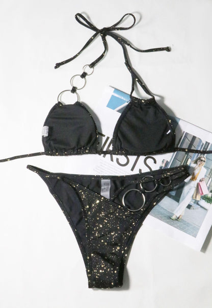 Sexy Backless Halter String Tie Swimwear