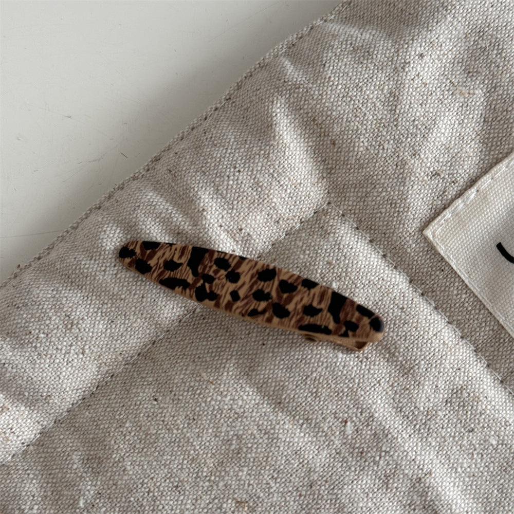 Leopard Simple Vintage Hair Clips