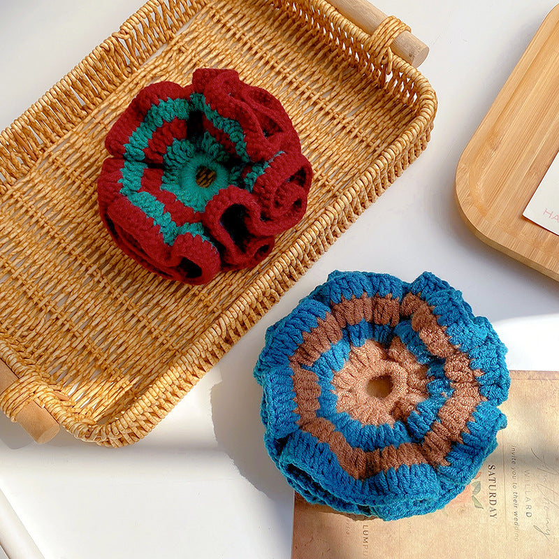 Cute Handmade Crochet Scrunchies Hair Tie