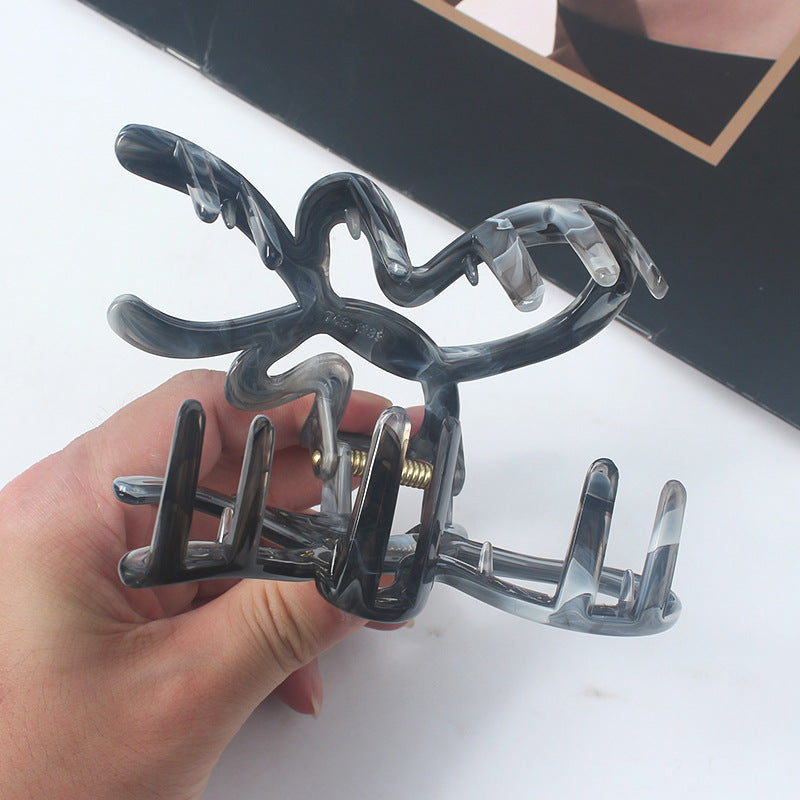 Simple Hollow Out Butterfly Hair Claw Clip