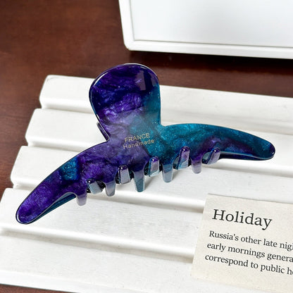 Minimalist Large Acetate Shark Hair Claw