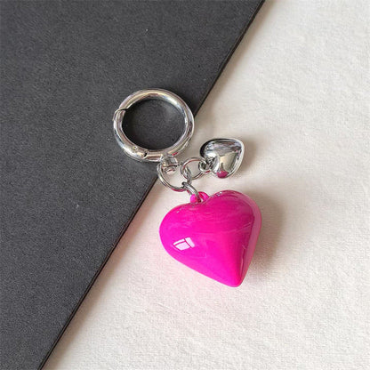 Simple Candy Color Love Bag Charms