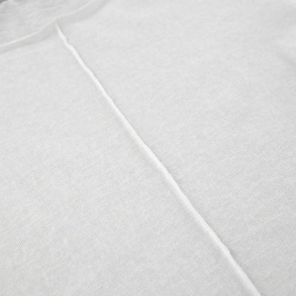 Solid Color Splicing Round Neck Simple Top