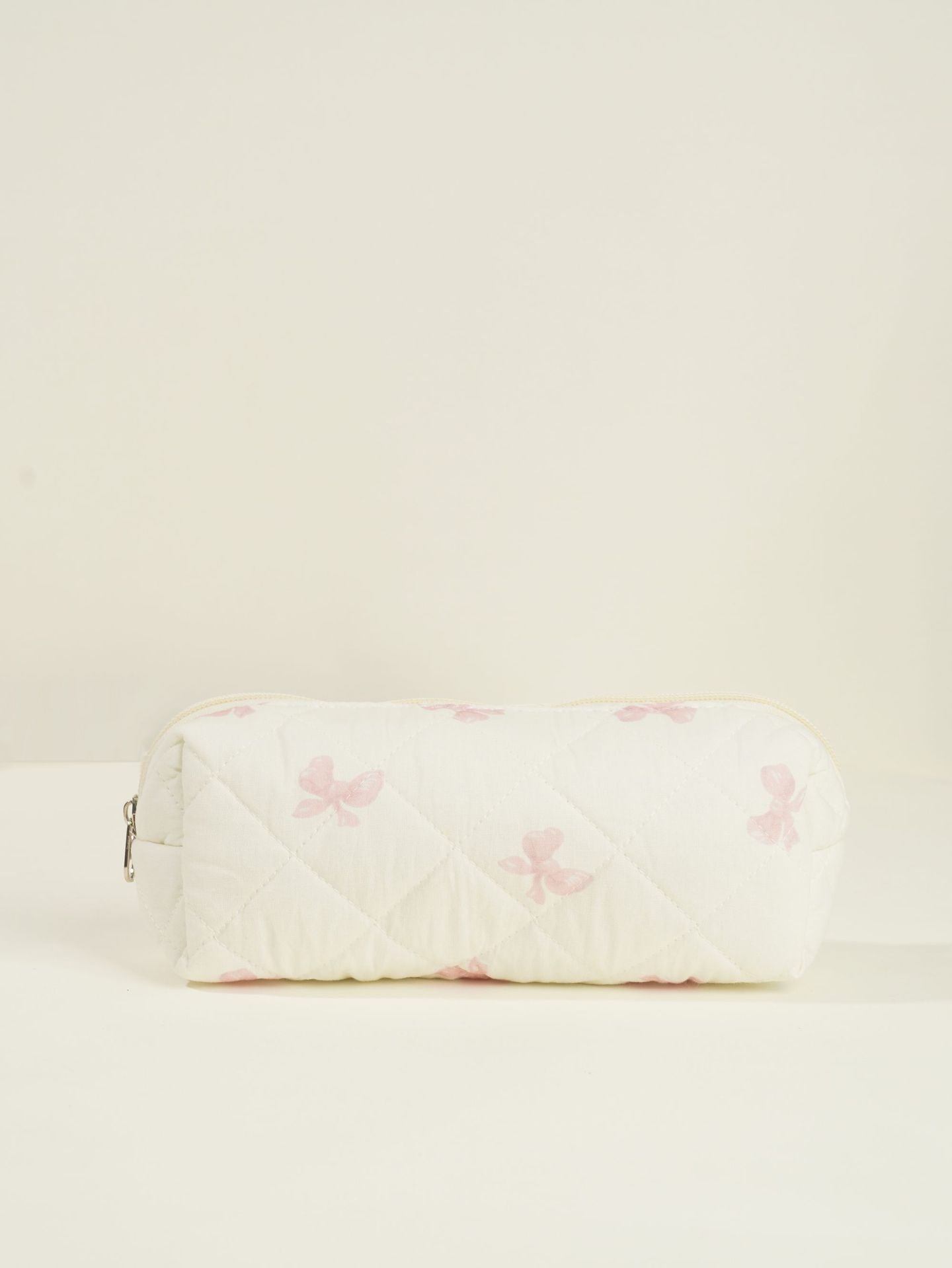 Butterfly Floral Print Puffer Make Up Bag