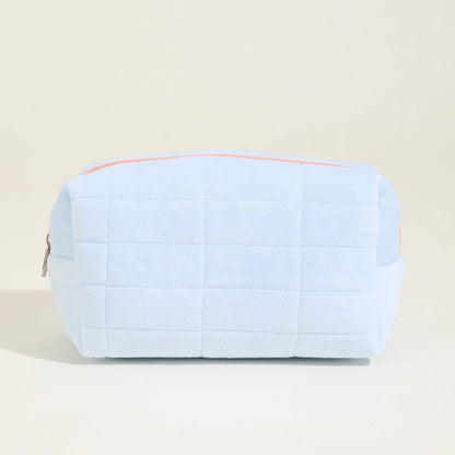 Solid Color Cute Square Make Up Bag