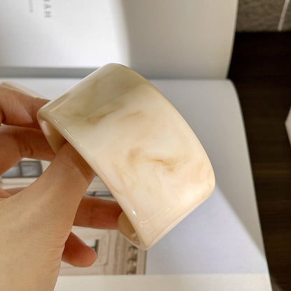 Irregular Vintage Geometric Acrylic Bracelets