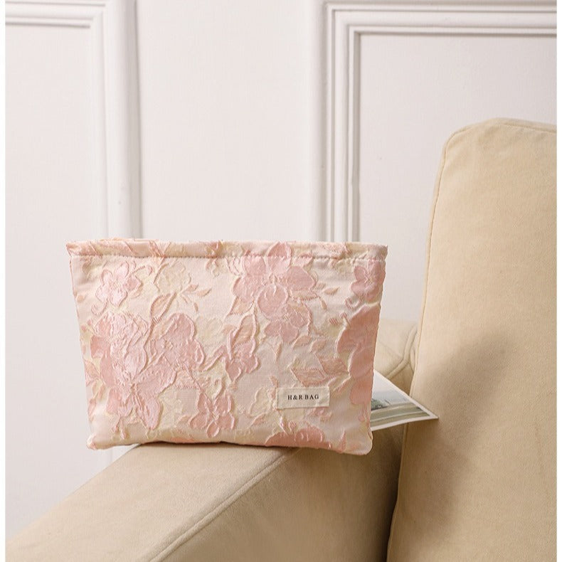 Colorful Embroidery Portable Cosmetic Bag