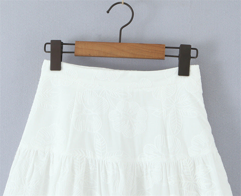 Sexy Embroidered Cami Top and Skirt Set