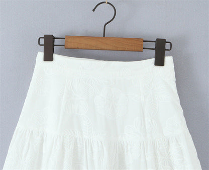 Sexy Embroidered Cami Top and Skirt Set