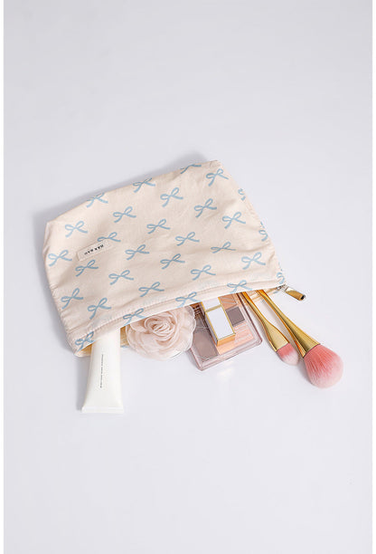 Minimalist Bow Print Portable Storage Pouch