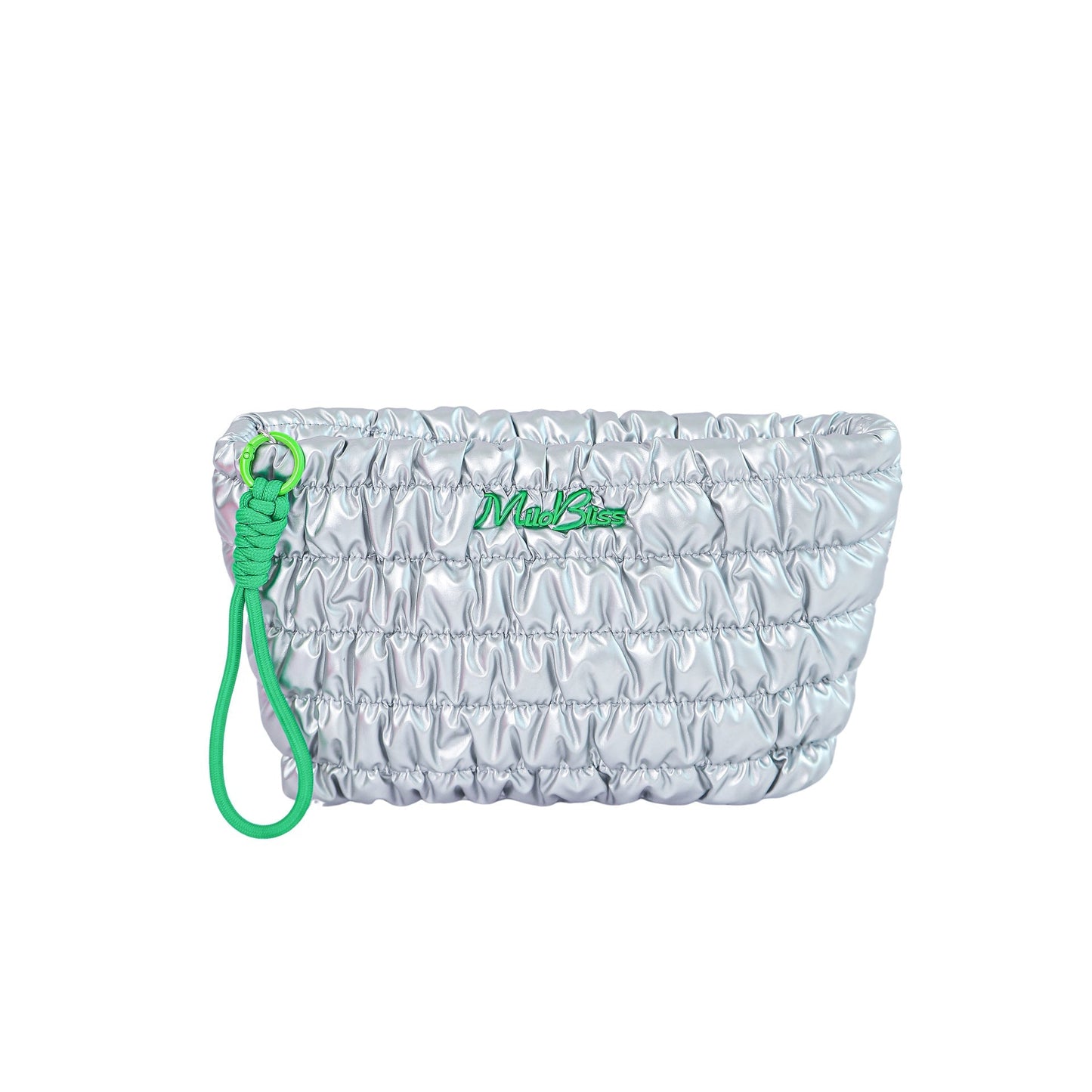 Cute Color Block Padded Large Cpacity Make Up Bag