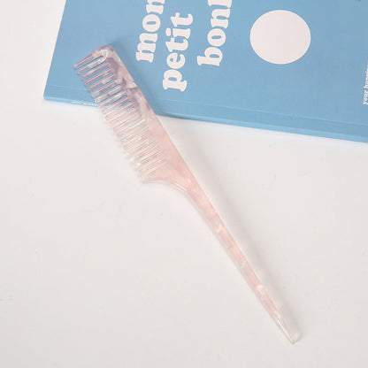 Simple Marble Acetate Sectioning Hair Comb