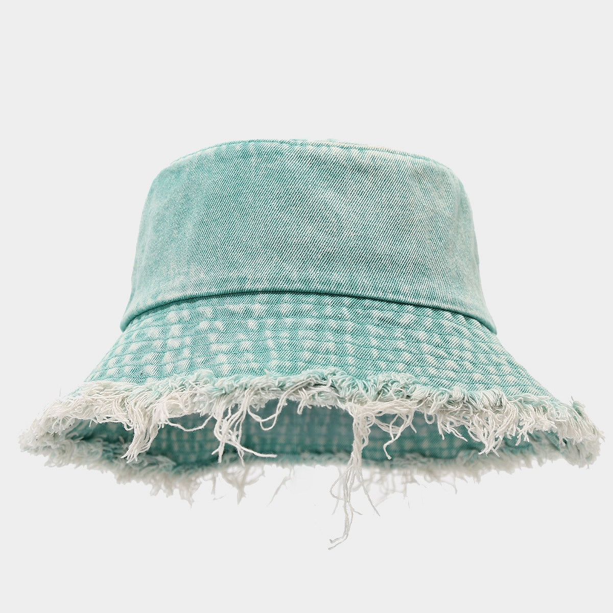 Stylish Washed Distressed Denim Bucket Hat