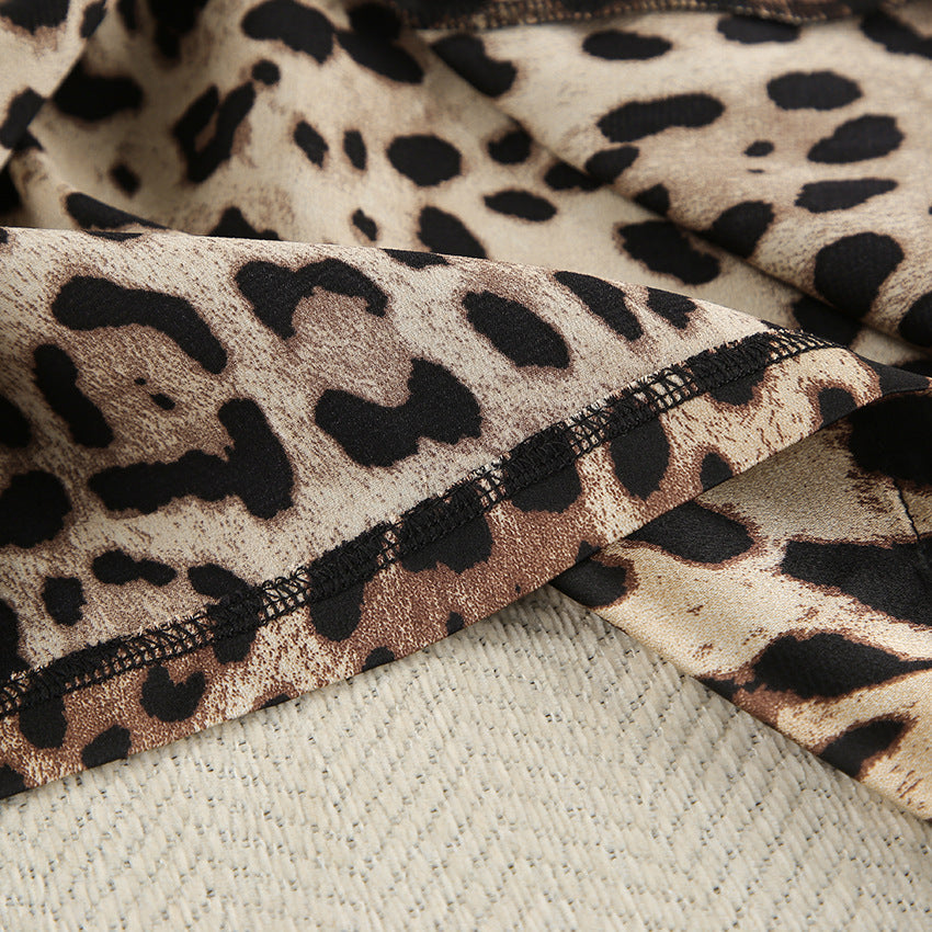 Leopard Print Loose Homewear Sets