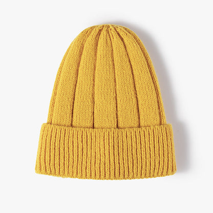 Solid Color Thick Knit Beanie