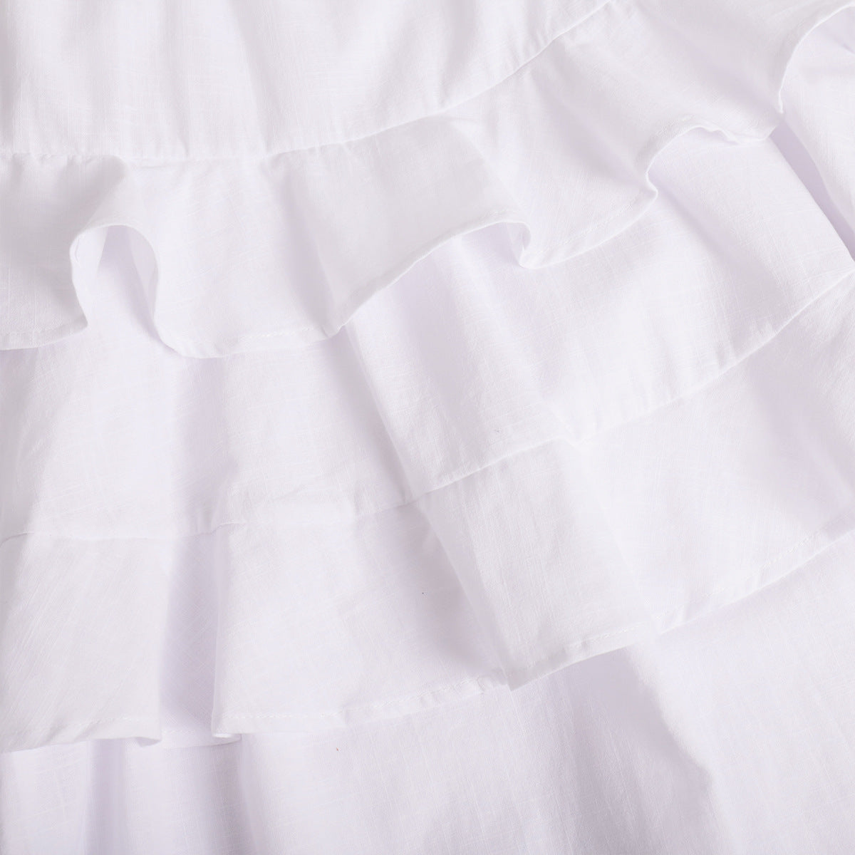 Casual Layered Ruffle String Mini Dress