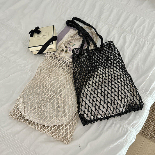 Simple Hollow Braided Shoulder Bags