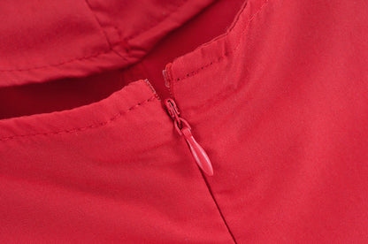 Slim Solid Color Spaghetti Midi Dresses