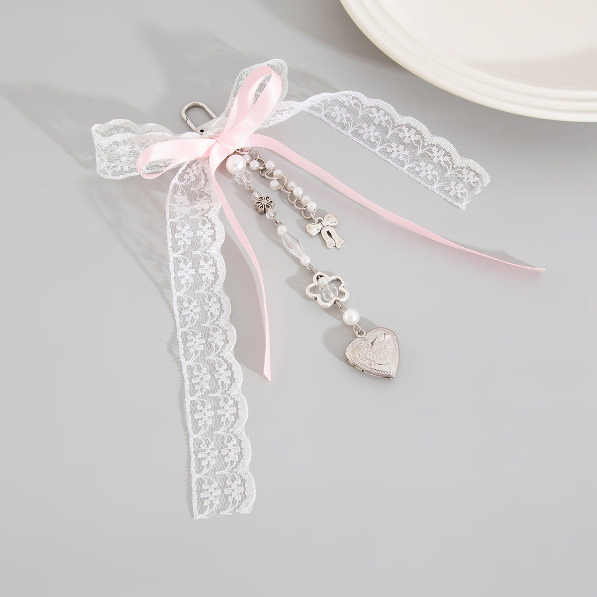 Sweet Bow Ribbon Keychain Bag Charms