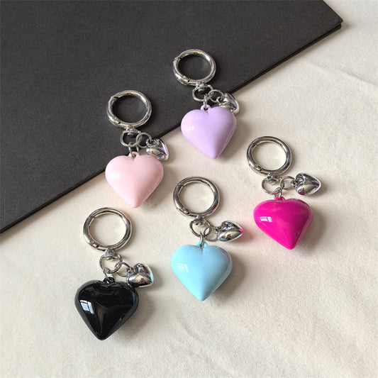 Simple Candy Color Love Bag Charms