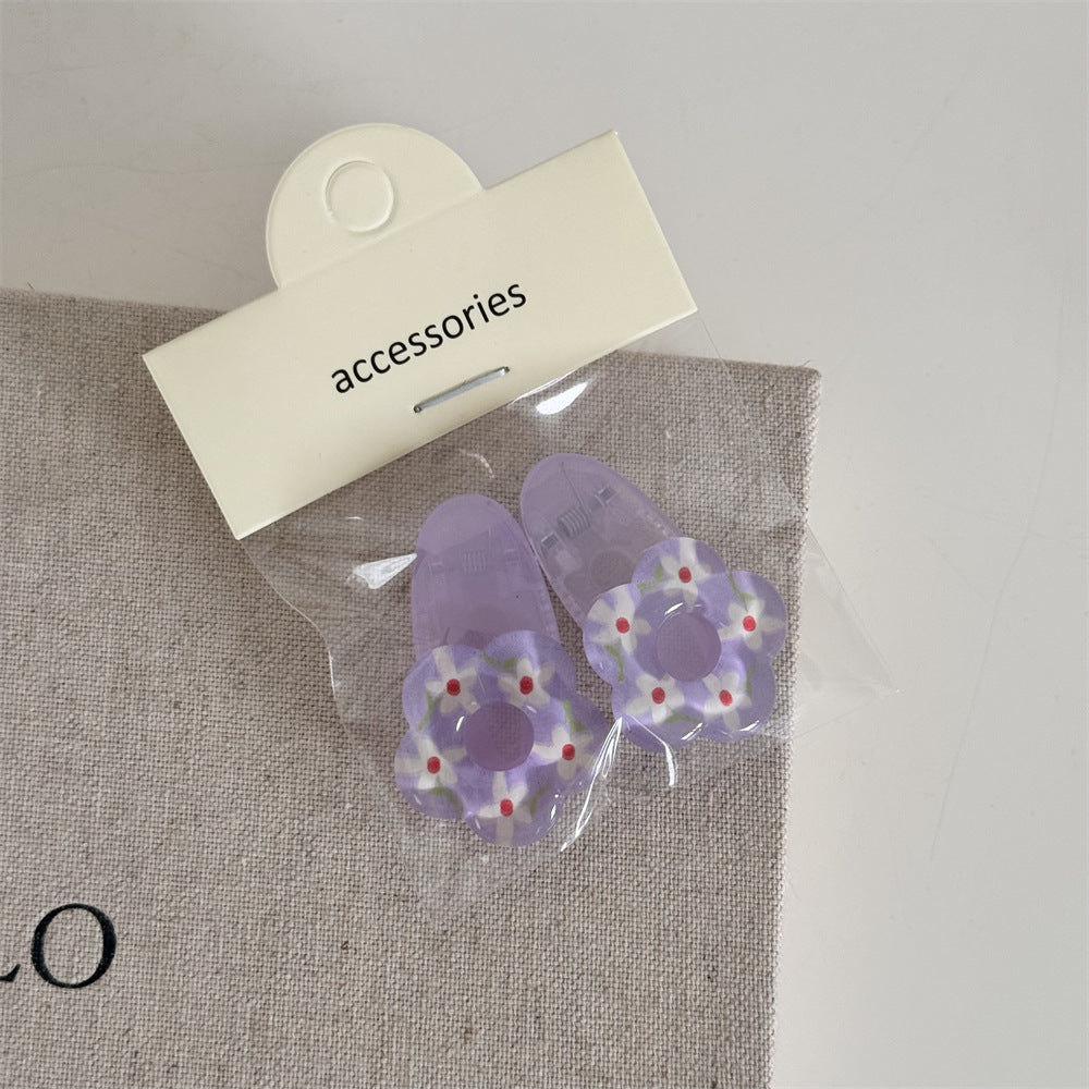 Cute Flower Rabbit Sweet Hair Clips