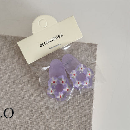 Cute Flower Rabbit Sweet Hair Clips