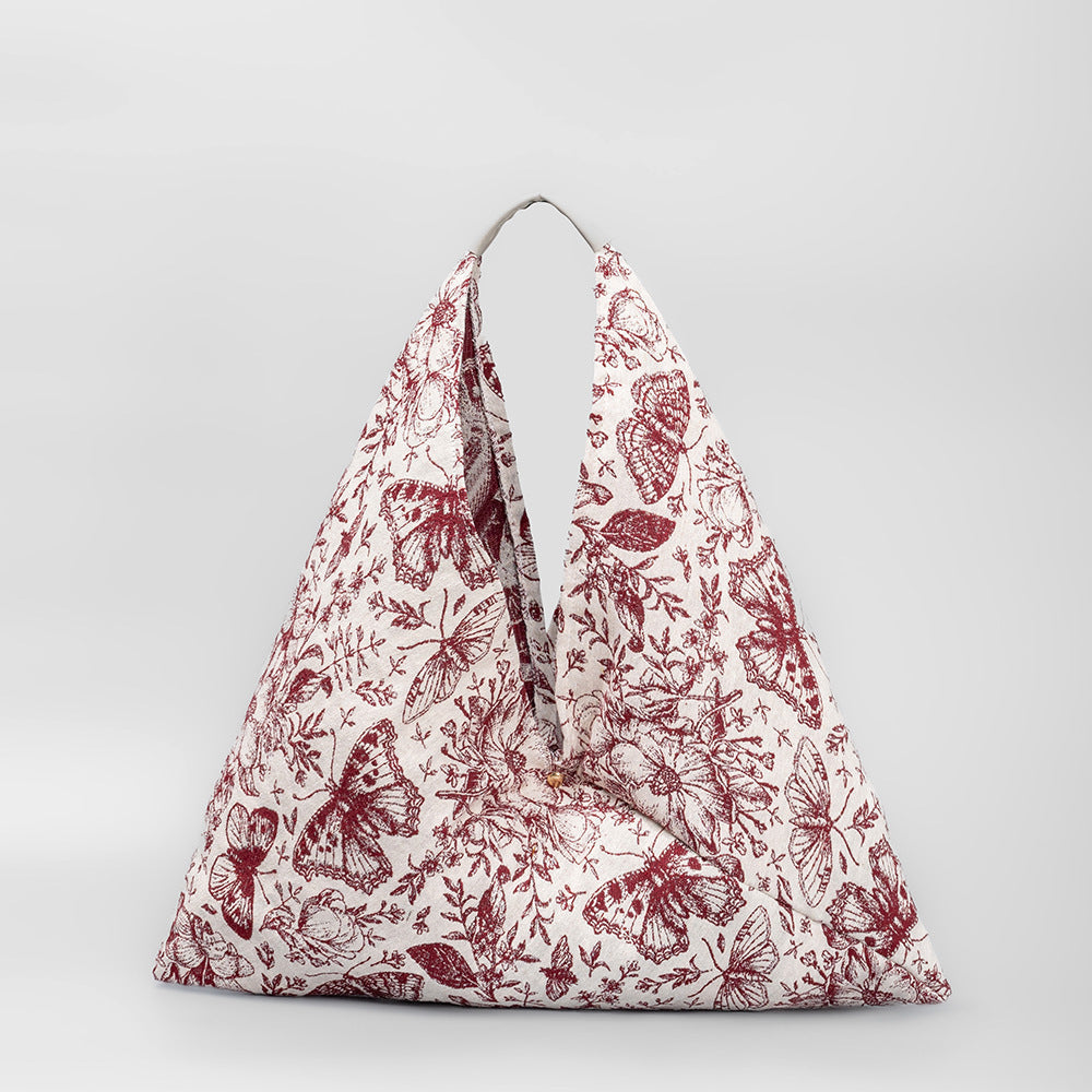 Print Daily Triangle Handbag