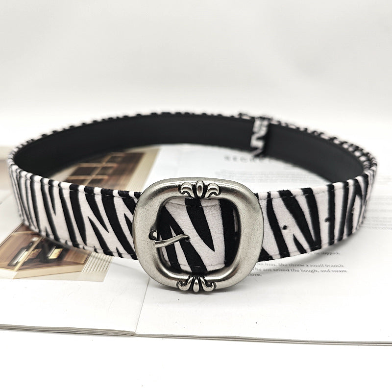 Leopard Zebra Punk Simple Belt