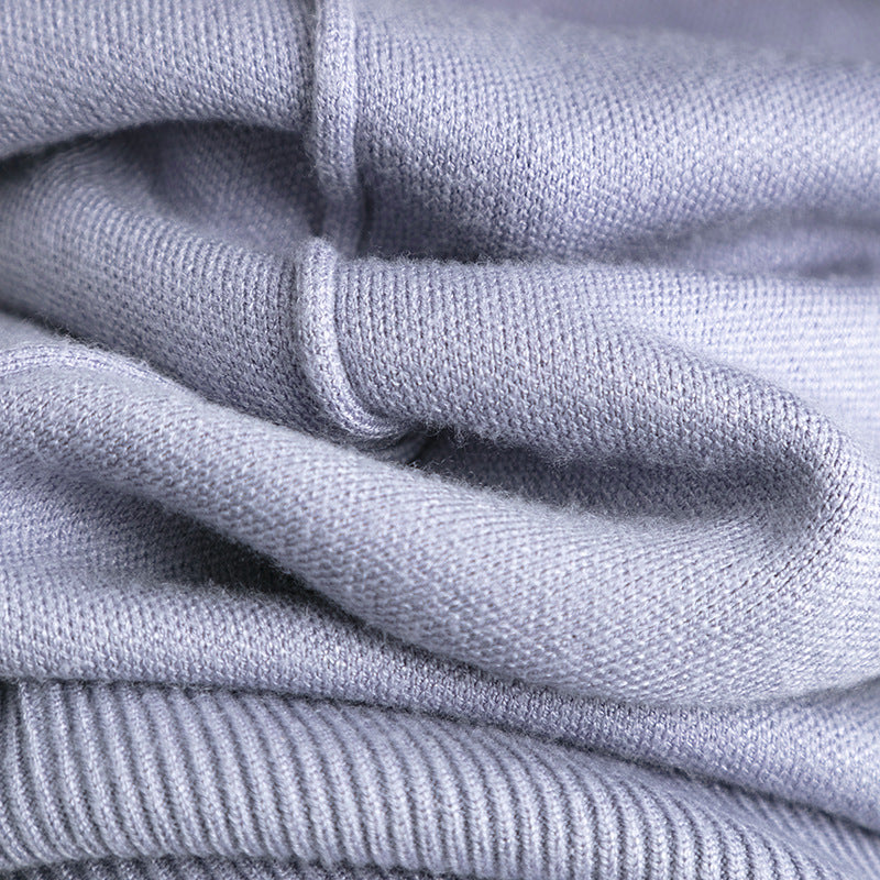 2+ Round Neck Side Split Knit Sets