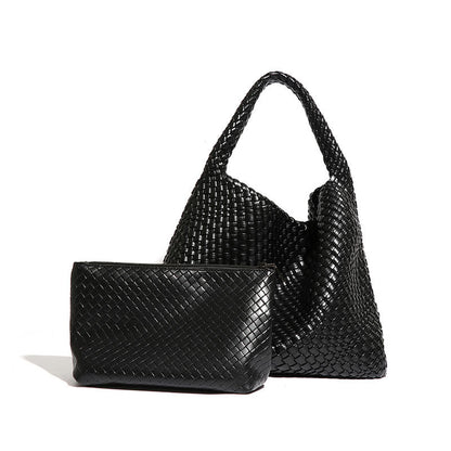 Trendy Handmade Woven Shoulder Tote Bag