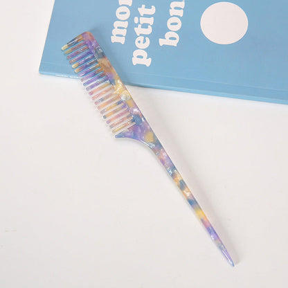 Simple Marble Acetate Sectioning Hair Comb