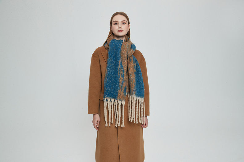 Patchework Color Point Scarves