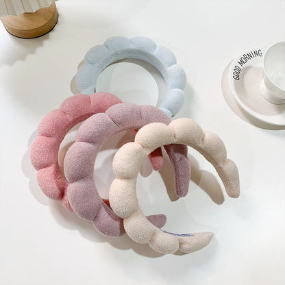 Towel Velvet Cloud Twist Hairband