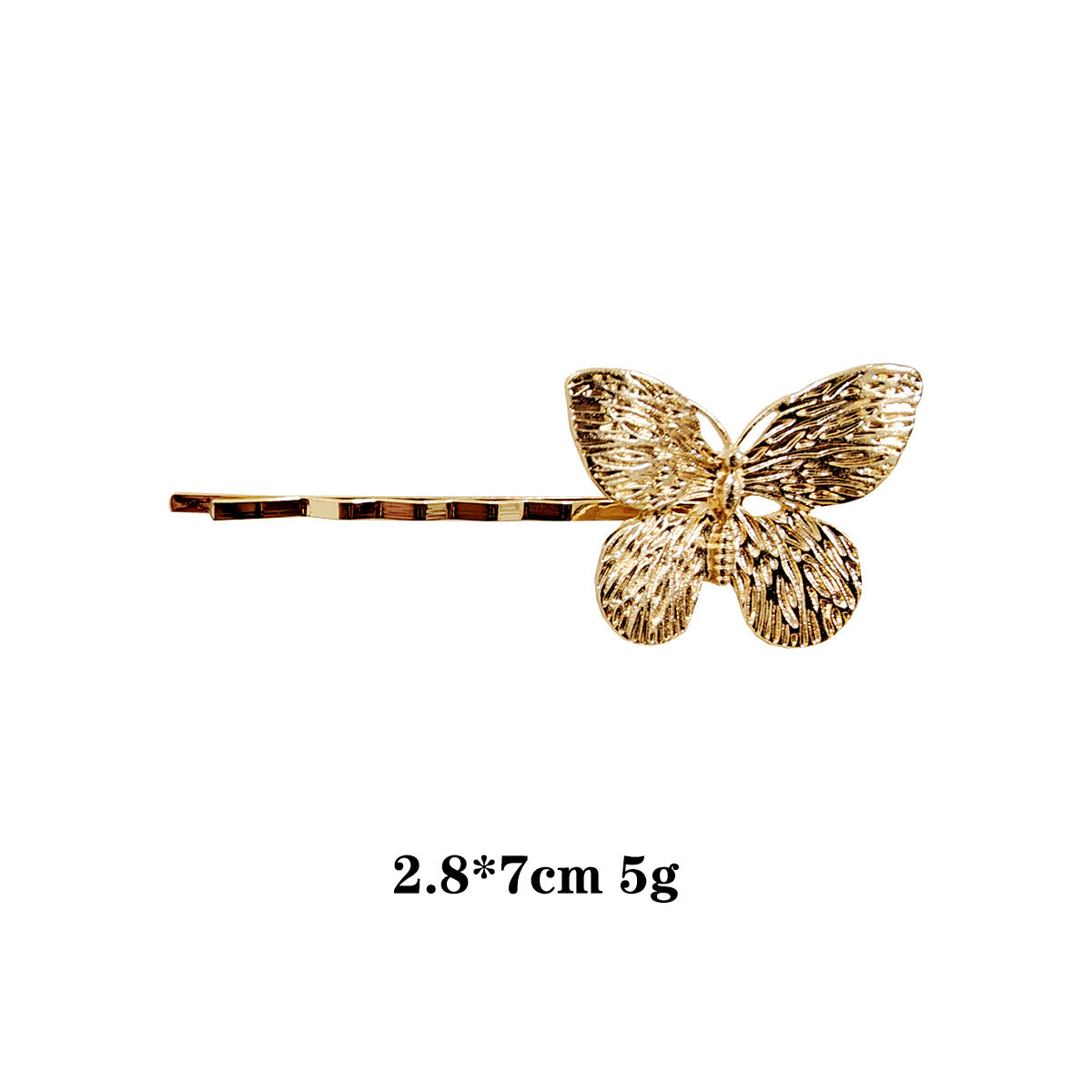 Trendy Gold Butterfly Hair Clip Sets